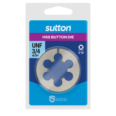 Sutton - Button Die M565 2" Od 3/4 X 16 Nf High Speed Steel | M5651905
