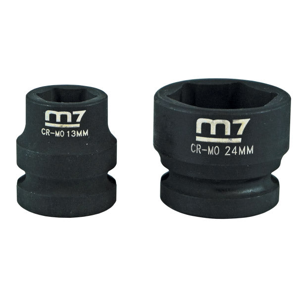 ITM - M7 IMPACT SOCKET 1/2" DR, STUBBY, 11/16" | M7-MA401S22