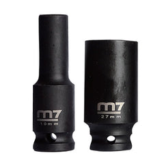 ITM - M7 IMPACT DEEP SOCKET, 1/2" DR 6 POINT, 7MM | M7-MA431M07