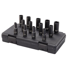 ITM - M7 IMPACT DEEP SOCKET SET, 3/8" DRIVE, 13PCS, 6 - 19MM | M7-MB35013M
