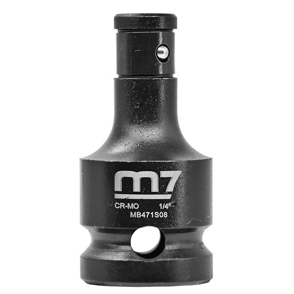 ITM - M7 DRIVER BIT ADAPTOR, 1/2" DR FEMALE X 1/4" DR FEMALE | M7-MB471S08T