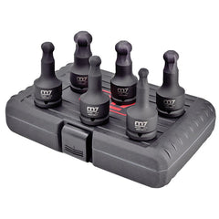 ITM - M7 3/4" IMPACT SOCKET SET BALL END IN HEX, 6 PCS, 14,17,19,21,24,27MM | M7-MB67006M