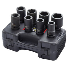 ITM - M7 IMPACT DEEP SOCKET SET, 1" DRIVE, 8PCE, 27 - 50MM | M7-MB85008M