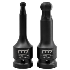 ITM - M7 HEX BALL DRIVE IMPACT SOCKET, 1/2" DR, 5MM | M7-ME473M05