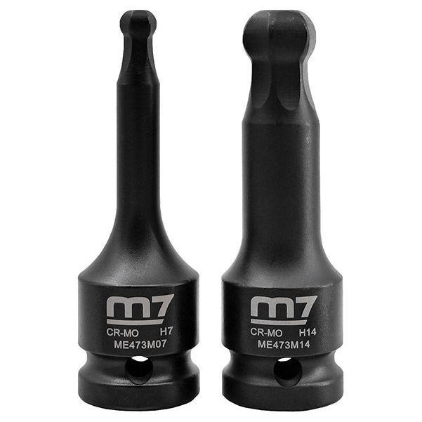 ITM - M7 HEX BALL DRIVE IMPACT SOCKET, 1/2" DR, 7MM | M7-ME473M07