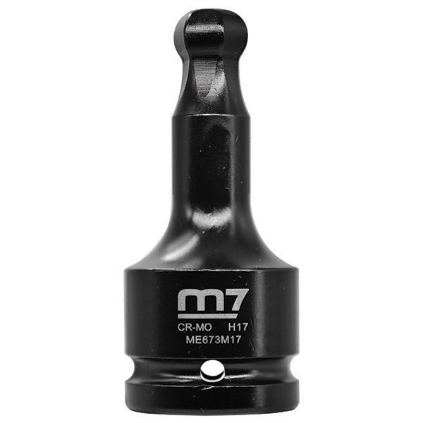 ITM - M7 HEX BALL END IN HEX IMPACT SOCKET, 3/4" DR, 17MM | M7-ME673M17