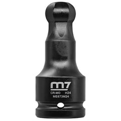 ITM - M7 HEX BALL END IN HEX IMPACT SOCKET, 3/4" DR, 24MM | M7-ME673M24