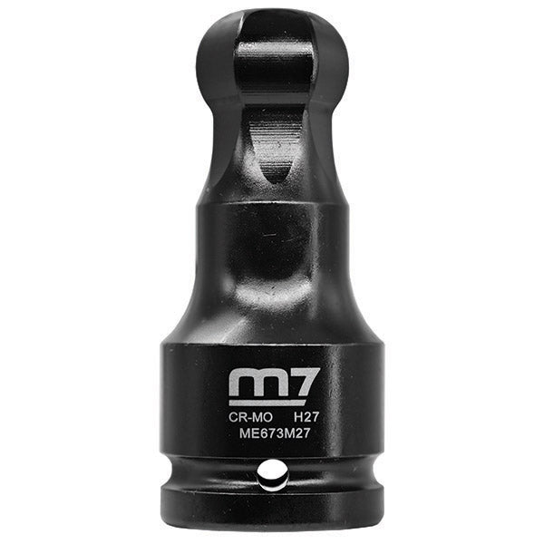 ITM - M7 HEX BALL END IN HEX IMPACT SOCKET, 3/4" DR, 27MM | M7-ME673M27