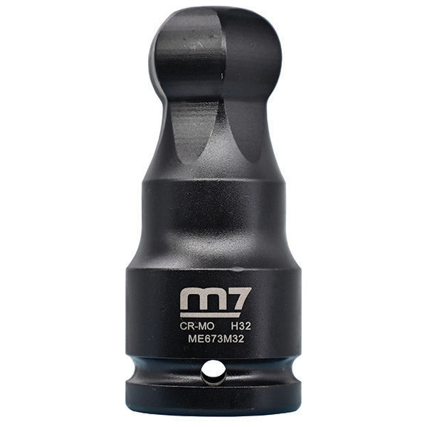 ITM - M7 HEX BALL END IN HEX IMPACT SOCKET, 3/4" DR, 32MM | M7-ME673M32