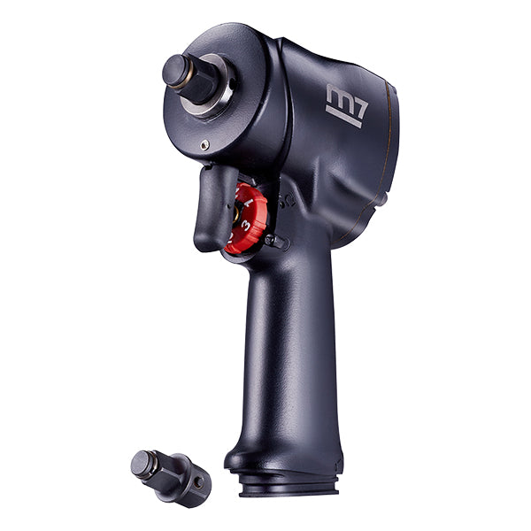 ITM - M7 STUBBY IMPACT WRENCH, PISTOL STYLE, COMBINATION 3/8" & 1/2" DR, 600 FT/LB | M7-NC4600-KIT
