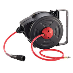 ITM - M7 AIR HOSE REEL, H.D. WALL MOUNT METAL CASE, 8MM ID X 12MM OD PU HOSE, 15M | M7-SA2015