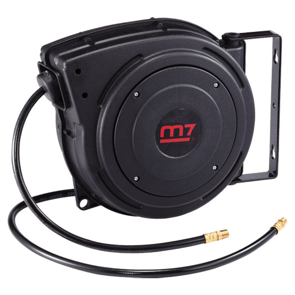 ITM - M7 AIR HOSE REEL, WALL MOUNT CASE, 10MM ID X 15MM OD PU HOSE, 15M | M7-SA3315