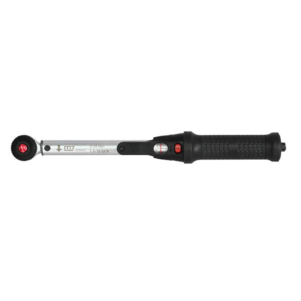 ITM - M7 1/4" TORQUE WRENCH, WINDOW SCALE TYPE, 2 WAY, 2-25NM / 1.5-18 | M7-TD202025