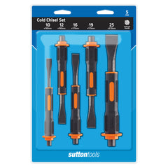 Sutton - Chisel M710 Cold Soft Grip Set 10-25mm 5Pc | M7100005