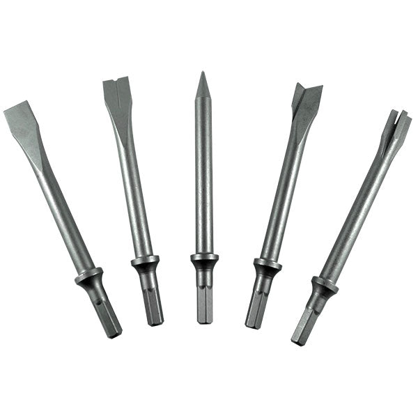 ITM - M7 CHISEL SET, 175MM LONG, 10MM HEX SHANK, 5 PIECE TO SUIT SC222C | M7A-SC425