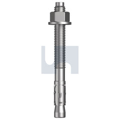 Hobsons - M16 x 140 MECHANICAL GALVANISED HEC / CLASS 4.6 SS304 CLIP CLAWBOLT (WEDGE ANCHOR) | FSMAW115 (Pack of 25)