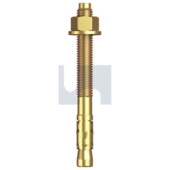 Hobsons - M10 x 120 - Yellow Passivate Clawbolt (Wedge Anchor) - Zinc - Class 5.8 | MAW58YCM100120