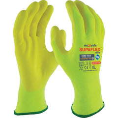 Maxisafe - SupaFlex Hi-Vis Yellow Glove (Pkt 6) - Large | GFH217-09