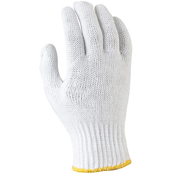 Maxisafe - Bleached Knitted Poly Cotton Liner Glove - Pack of 10