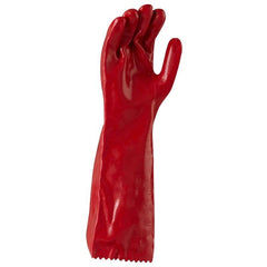 Maxisafe - Red PVC Glove 60cm Shoulder Length - One Size - Pack Of 12 | GPR230-12