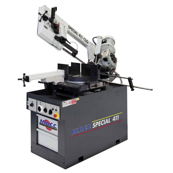 ITM - MACC BANDSAW, 300MM CAP, SWIVEL HEAD, DUAL MITRE, 2 SPEED 415V 3PH, HYD DOWNFEED | MB-411CSO-3