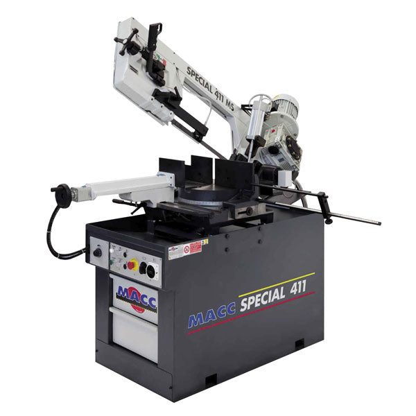 ITM - MACC BANDSAW, SEMI AUTO, 300MM CAP, SWIVEL HEAD, DUAL MITRE, 2 SPEED 415V 3PH | MB-411MS-3