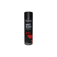 Pacer - F71 Matt Black Acrylic 400 gram Aerosol | MB400