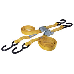 Beaver - Motor Bike Tiedown 25mm x 2m LC 250kg S Hook Each End (1 Pair) | MBT020