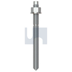 Hobsons - M16 x 190 HOT DIP GALVANISED HEC / CLASS 8.8 / CHISEL POINT STUD CHEM ANCHOR KIT (EXT HEX) | MCA121 (Pack of 10)