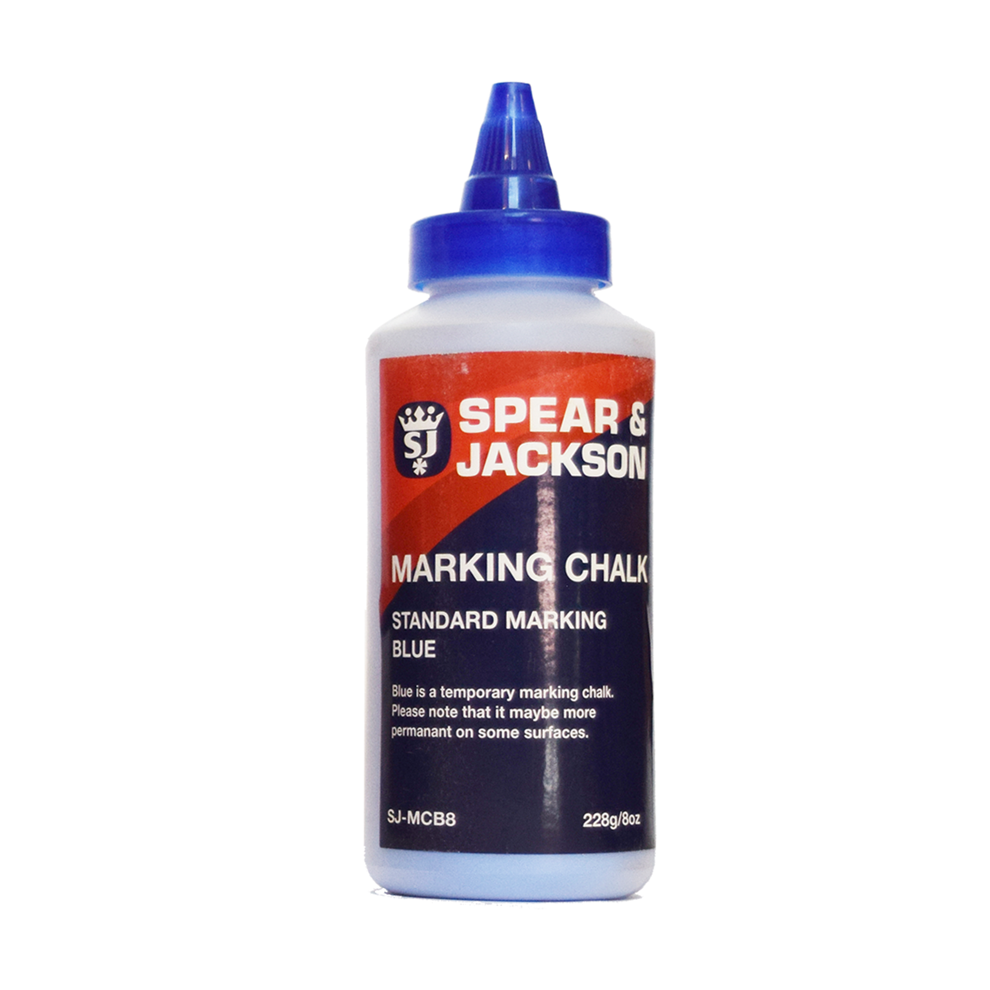 Spear & Jackson - Marking Chalk Blue Temporary 8Oz | SJ-MCB8