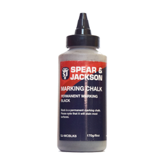 Spear & Jackson - Marking Chalk Blk Standard Permanent 6Oz | SJ-MCBLK6