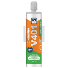 Hobsons - 300ml - 300ml Cartridge Xchem Pro V401 Vinylester - Qty 12 | MCCV401300