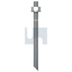 Hobsons - M24 x 300 Hot Dip Galvanised Hec / Class 8.8 / Angle Point Stud Chem Anchor Kit(Flat Top) | Mcs115 (Pack Of 5)