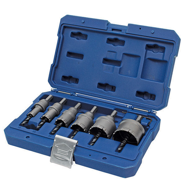 ITM - HOLEMAKER 6 PIECE TCT HOLESAW SET, 25MM DEPTH, CONTAINS 16, 20, 25, 32, 40 & 50MM DIA. | MCTR-SET6