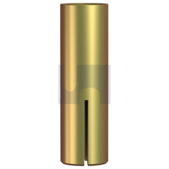 Hobsons - M20 x 80 - Yellow Passivate Plain Body Drop-In Anchor - Zinc - Qty 25 | MDIMSYCM200080