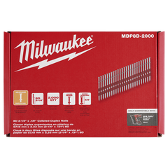 Milwaukee - Milwaukee® 8D Collated Duplex Nails - 2,000 Pack | MDP8D-2000