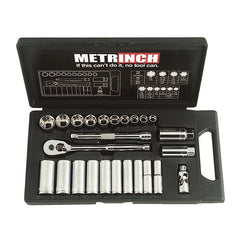 Metrinch - 3/8" Drive 25pc Socket Set | MET-0500
