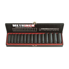 Metrinch - 1/2" Drive 15pc Deep Impact Set | MET-2450