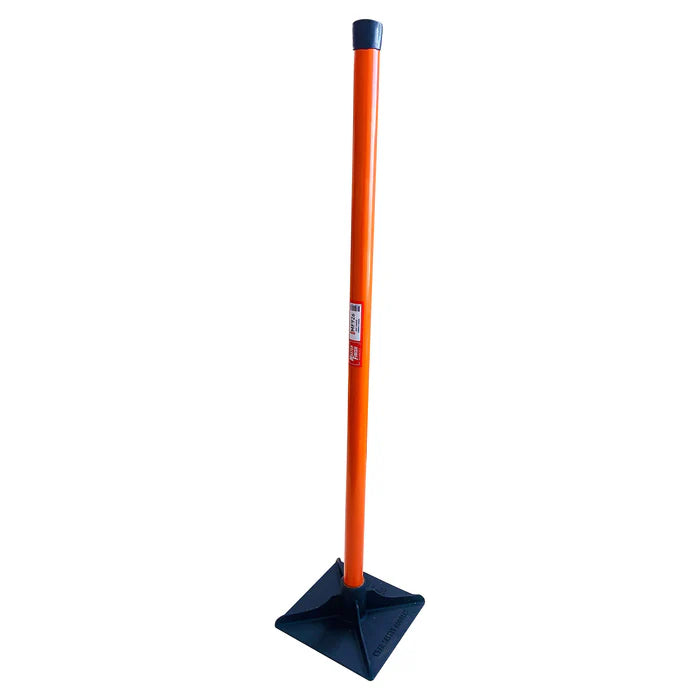 AG Pulie Dirt Tamper 250 x 250mm Cast Iron W/Steel Handle