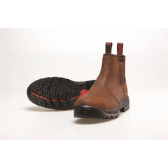 Mack - Boot Rider3 Safety Slip On Rocky Brown Size UK 8 | MK00RIDR3ROF080