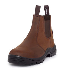Mack - Farmer Boot Non-safety Slip-on Unisex Brown UK 9 Pair | MK0FARMERROF090