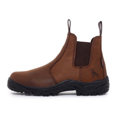 Mack - Farmer Boot Non-safety Slip-on Unisex Brown UK 9 Pair | MK0FARMERROF090