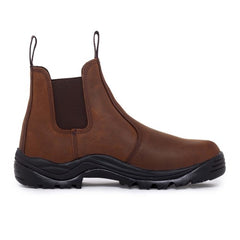 Mack - Farmer Boot Non-safety Slip-on Unisex Brown UK 10 Pair | MK0FARMERROF100