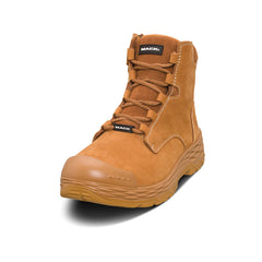 Mack - Boot Force Zip Safety Zip side Unisex Honey Size 12 | MK0FORCEZHHF120