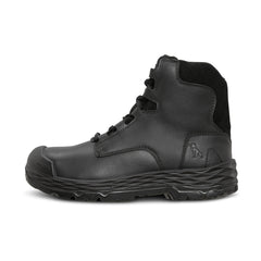 Mack - Boot Force Zip Safety Zip side Unisex Black Size 8.5 | MK0FORCEZBBF085