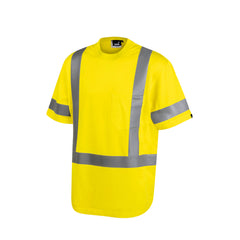 Mack - T Shirt Cotton SS Stretch H Tape Yellow Size 4XL | MK9586487YYR4XL