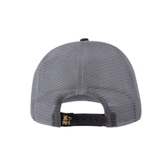 Mack - Firm Flat Brim Foam Tri Colour Trucker Tan/Steel/Black One Size Fits | MKFBF2402T30000