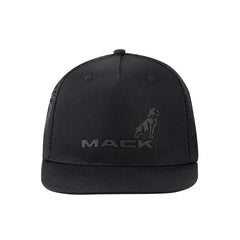 Mack - Tonal Flat Brim Dart Trucker Black One Size Fits All | MKFBM2402BB0000