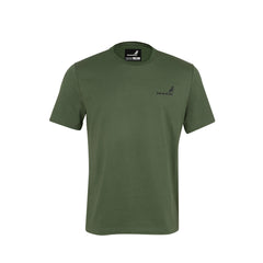 Mack - Classic Cotton Crew Neck Short Sleeve T-Shirt Military Green Size 3XL | MKSSTE001MIR3XL