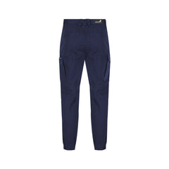 Mack - Pant Stretch 1/2 Elastic Waist Cuffed Leg Navy 107 Regular | MKSTCP001NNR107